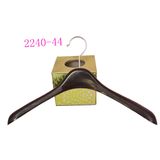 Custom Black Brand Adults Decorate Hanger with Clips for Suits