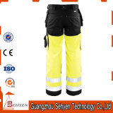 High Visibility Man Work Trousers Safety Pants with Reflective Stripes