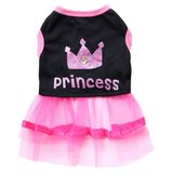 Design New Iron Princess jewelry Pet Tutu Skirt Dog Clothing