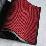 Double Stripe Carpet Mat with PVC Backing