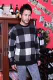 Stock! Men's Plaid Hoodie