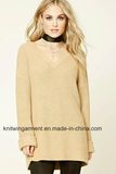 Classic Thick Needle Striped Turtleneck Women Sweater (W18-435)