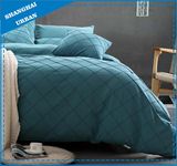 4PCS Satin Handmade Duvet Cover Bed Linen