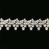 New Fashion White Cotton Sewing Embroidery Machine Lace Trim Fabric