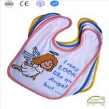 New Design Angel Printing High Quality Baby Bib Wholesale