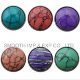 Fashion Metal Alloy Round Antique Silver Rhinestone Snap Button Bracelets