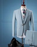 2016 Men's Fashion Grey Tailored Casual Suit From Suit Custom Made