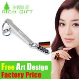 Custom Rubber/Metal/PVC Promotional Keyring for Souvenir