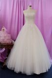3D Flower Strapless Floor Length Ballgown Bridal Gown Wedding Dress (Q90234)