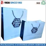 White Kraft Paper Shopping Bag for Clothing