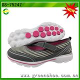 Latest New Outsole Hook & Loop Women Sneaker Walking Shoes