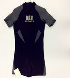 Short Neoprene Surfing Wetsuit with Nylon Fabric (HX15S102)