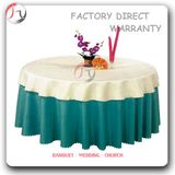 Different Colors Two Layers Polyester Durable Exquisite Table Cloth (TC-13)