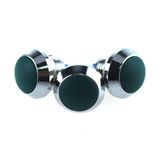 Yumo ABS12c-Q1 Green 12 mm Head Instant Metal Button