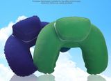 U-Shape Inflatable PVC Flocking Pillow
