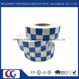 Blue/White Grid Design Reflective Conspicuity Tape (C3500-G)