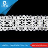 Ivory Beaded Chemical Lace for Garment