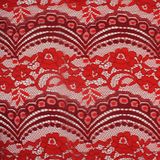 Bi-Color Sector & Flower Design Allover Wrap Knitting Lace by The Yard