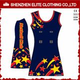 2017 Sexy Wholesale Cheap Women Sublimation Printing Custom Made Netball Dress (ELTNBJ-48)