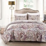 Classic Design Printed Microfiber Home Bedding Set