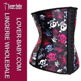 Ladies Skull Printed Latex Waist Trainer (L42644)