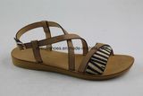 New Arrival Flat Heel Leather Sandal for Lady