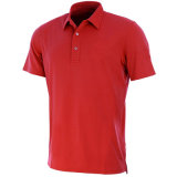 Customized 3 Button Fastening Men's Golf Polo Shirt with Logo