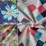 Soft Polyester Microfiber Printed Peach Skin Fabric for Beach Shorts