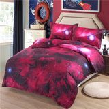 Cheap 3D Night Sky Bedroom Bedding Set