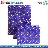 Elegant Purple Paper Bag for Shopping
