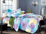 100% Polyester Plain Dyed Cheap Bed Sheet Set Bedding Set