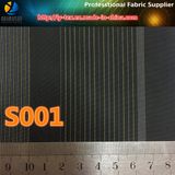 Black/White Polyester Yarn Dyed Stripe Woven Garment Fabric (S1.64)