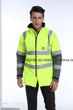 Winter Basic Style High Visibility Safety Jacket Workwear
