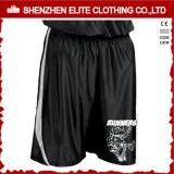 Customised Logo Men's Basketball Shorts Black (ELTBSI-4)