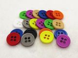 European Standard Test Approved Multi-Colored Polyester Button