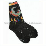 Personality Style Colored Patterned Vivid Jacquard Children Crew Socks