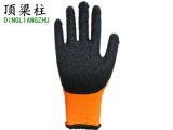 Cotton Napping Inside Latex Foam Finished Gloves with Ce