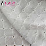 Embroidered Lace White Tc Fabric