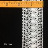 8cm Embroidery Water-Soluble Lace Trim Cotton Lace Trim Vintage Lace Trim Floral Lace Trim White Lace Trim Hmhb754