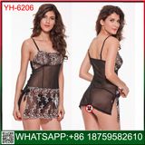 Mature Woman Fancy Embroidery Sexy Underwear Plus Size