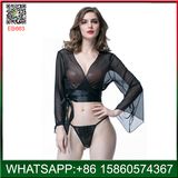 Black Mesh Material EUR Us Design Women Sexy Lingerie