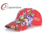 Allover Floral Printing Trucker Cap with 100% Cotton