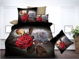 Microfiber Polyester 3D Printing 3 PCS Comforter Bedding