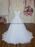 Musilm Long Sleeve White Lace Wedding Dress From Guangzhou Supplier
