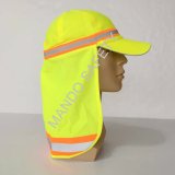 High Visibility Safety Cap with Reflective Tape
