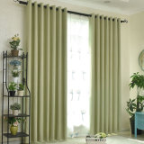 High Quality Slub Cotton Solid Blackout Window Curtain (21W0009)
