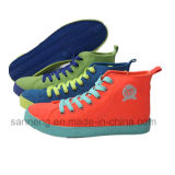 Fashion Footwear with Colorful Rubber Outsole (SNC-230008)