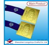 2015 Promotional Exquisite Metal Medals Shiny Athletic Medal