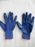 13G Polyester Shell Nitrile Coated Safety Work Gloves (N6019)