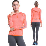 Fit Zipper-up Fitness Hoodie for Women